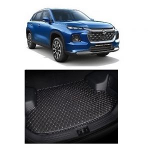Trunk/Boot/Dicky PU Leatherette Mat for Grand Vitara New   - black